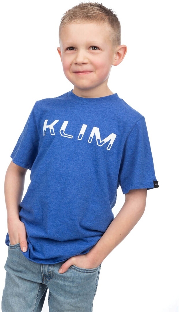 Klim Petrol Tri-Blend Kinder T-Shirt, weiss-blau, Größe XL