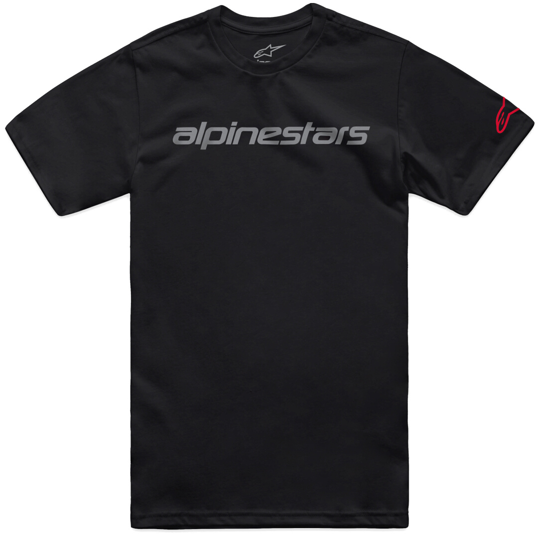 Alpinestars Linear Wordmark 2.0 Футболка Черный/Серый S 