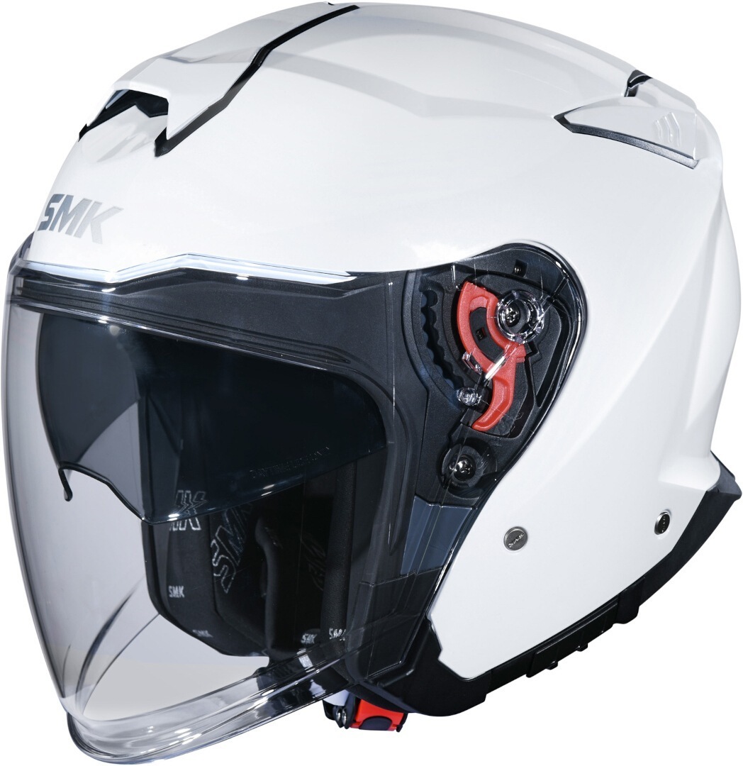 SMK GTJ Casque jet, blanc, taille 2XL pour Hommes