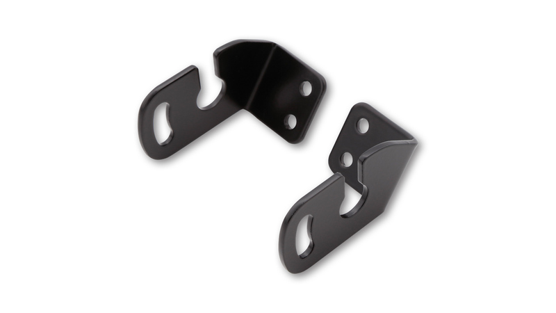 HIGHSIDER Adaptateurs pour clignotants pro modèle d’origine - pour support de plaque Aprilia/BMW/Triumph/Yamaha - noir - la paire