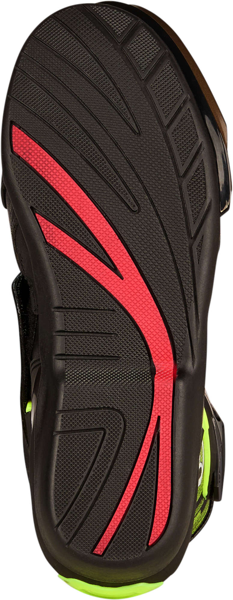 Side view of MUGENRACE Sphantom Plus perforated Motorcycle Boots, black-yellow, Size 39 for Men