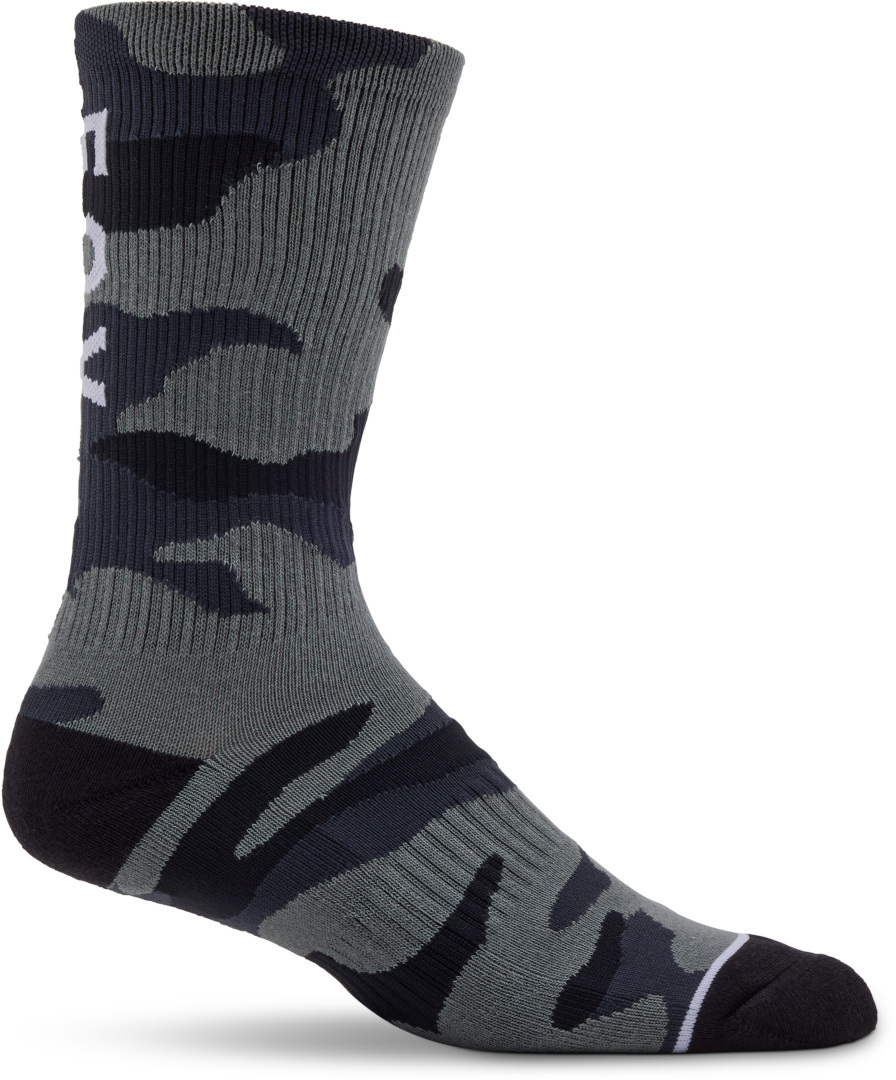 FOX Camo Crew Socks, grey, Size 39 - 42 for Men