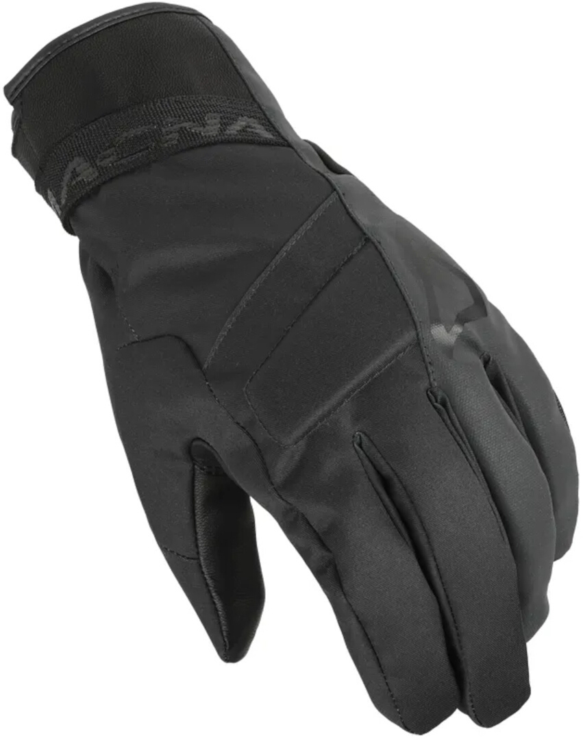 Macna Men's Black Daunto Rtx Nighteye Waterproof Motorcycle Gloves, For Medium
