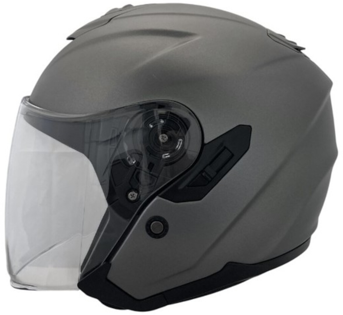 APEX JT300 Casque jet, gris, taille 2XL pour Hommes