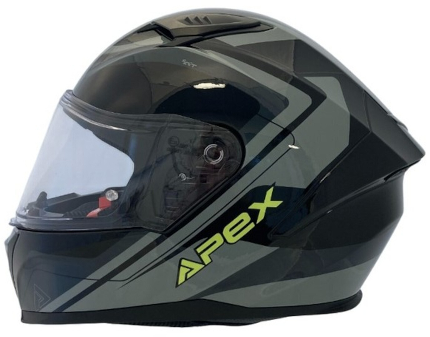 APEX FI100 Valencia Casque, noir-gris-jaune, taille L pour Hommes