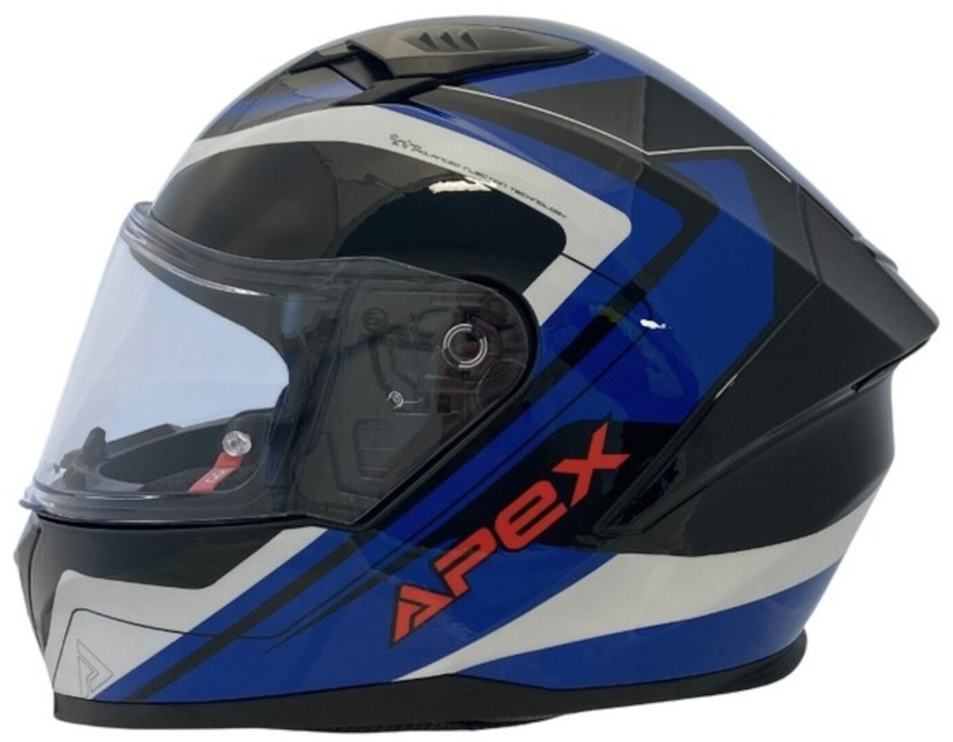 APEX FI100 Valencia Casque, noir-blanc-bleu, taille L pour Hommes