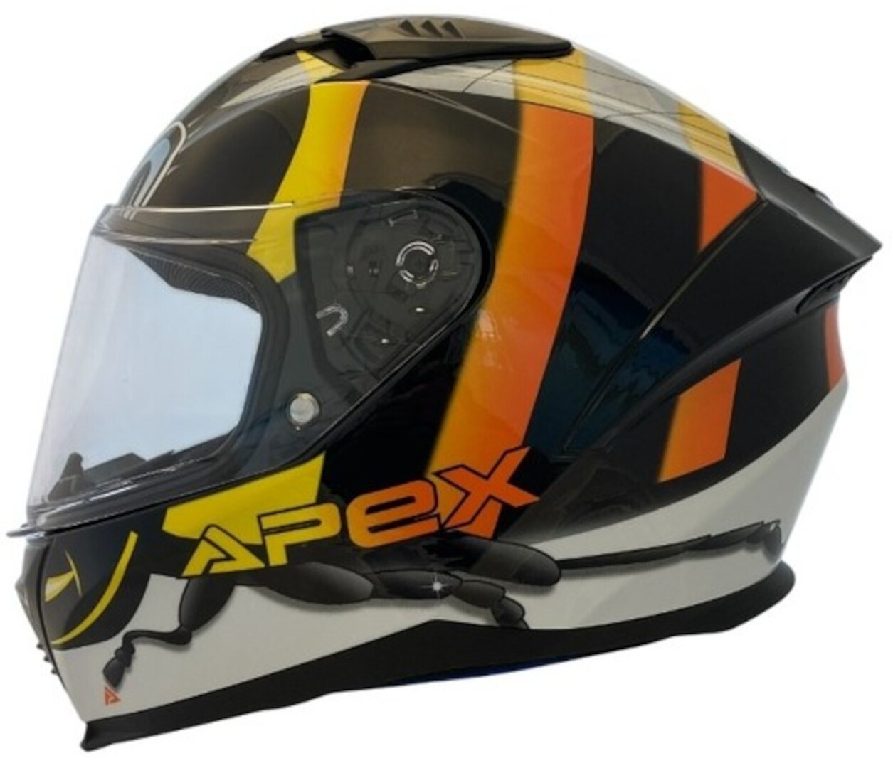APEX FI100 Bee Casque Enfant, multicolore, taille M