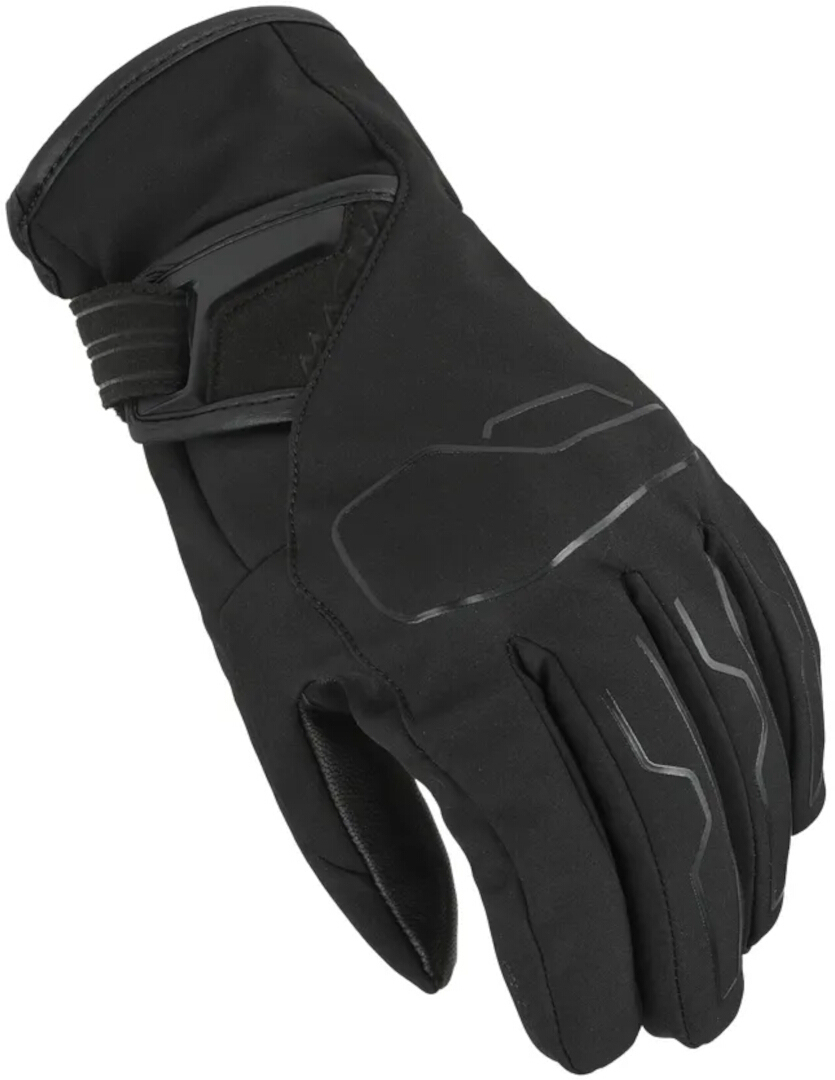 Macna Men's Black Vanco Rtx Waterproof Motorcycle Gloves, For Large