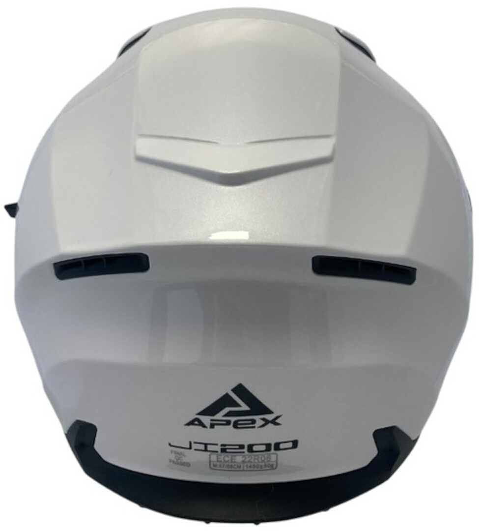 Photos - Motorcycle Helmet Apex JI200 Jet Helmet, white, Size S 