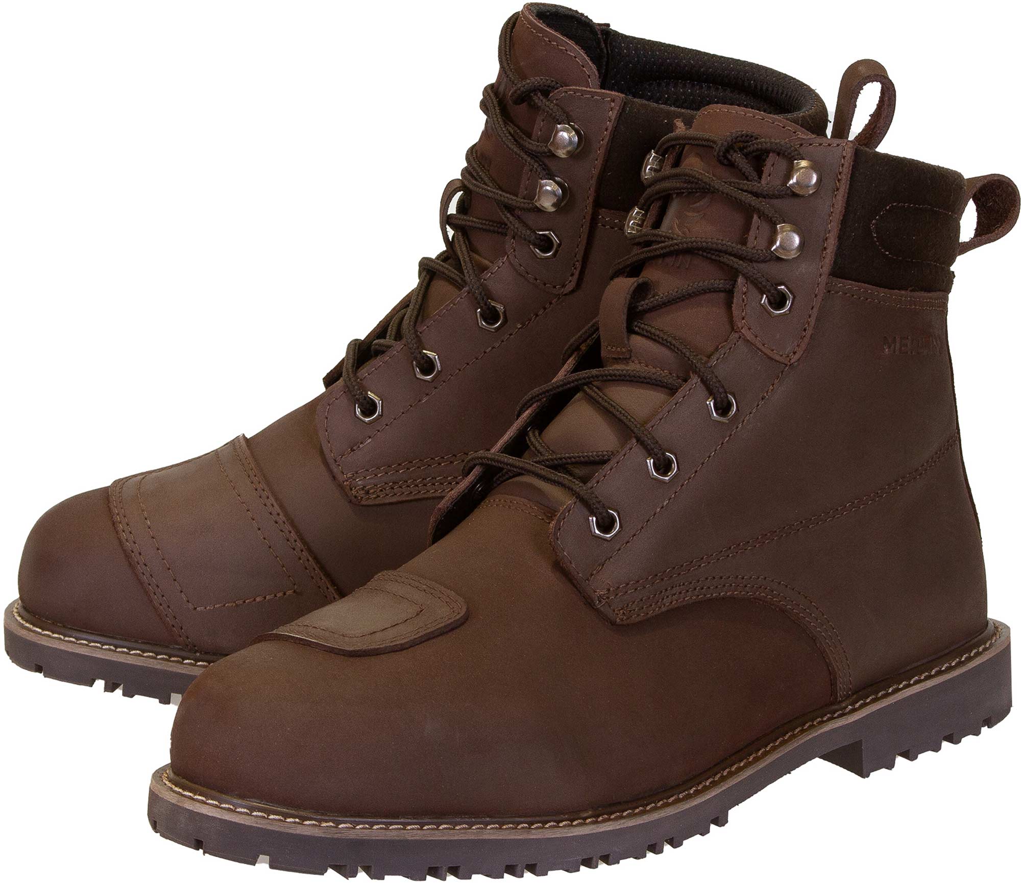 Merlin Ashford D3O Bottes de moto imperméables, brun, taille 47 pour Hommes