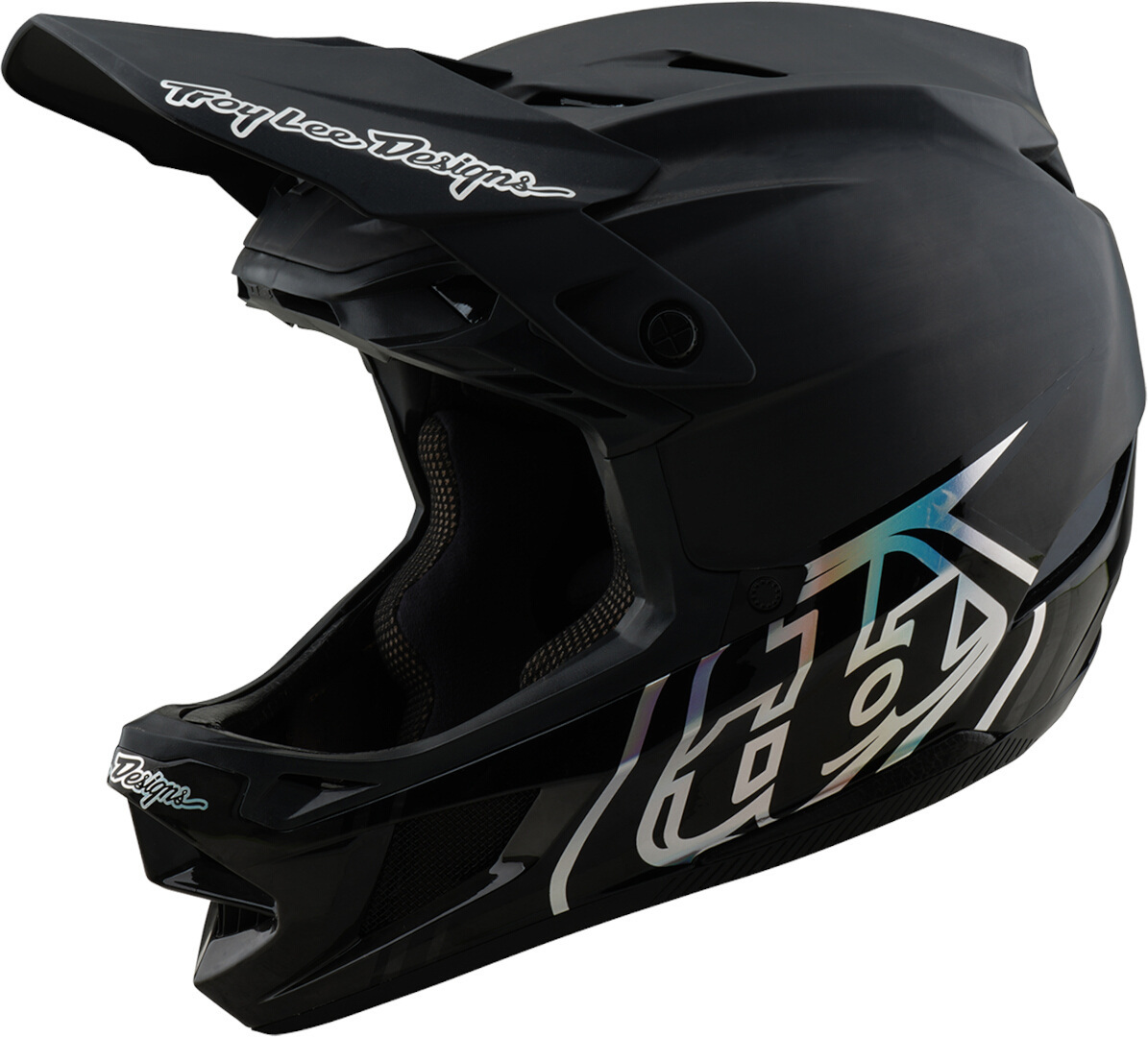 Troy Lee Designs D4 Mips Stealth 2025 Carbon Downhill Helmet, black, Size 2XL for Men-image-981574663