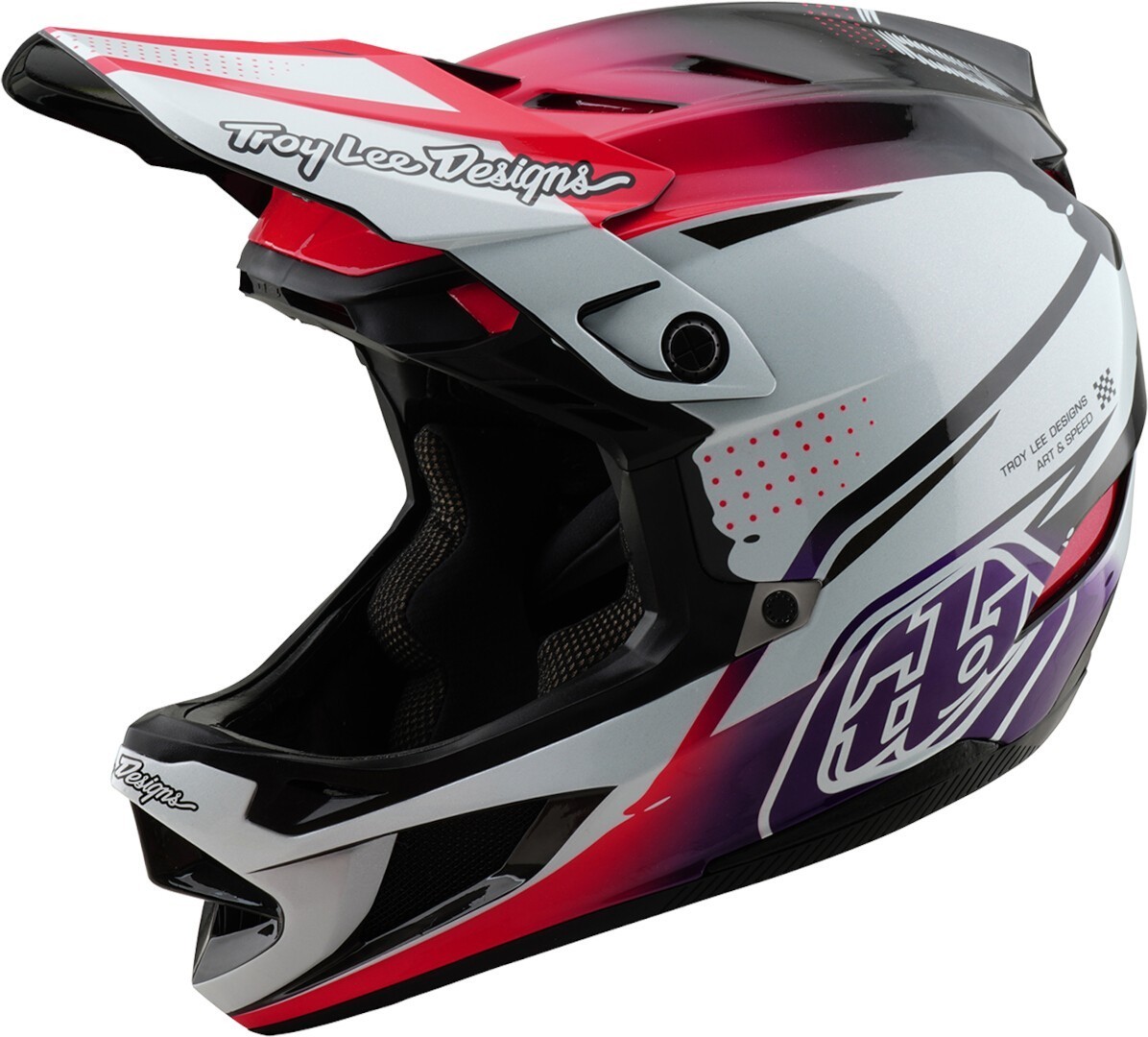 Troy Lee Designs D4 Mips Drip Карбоновый руль для спуска по склону