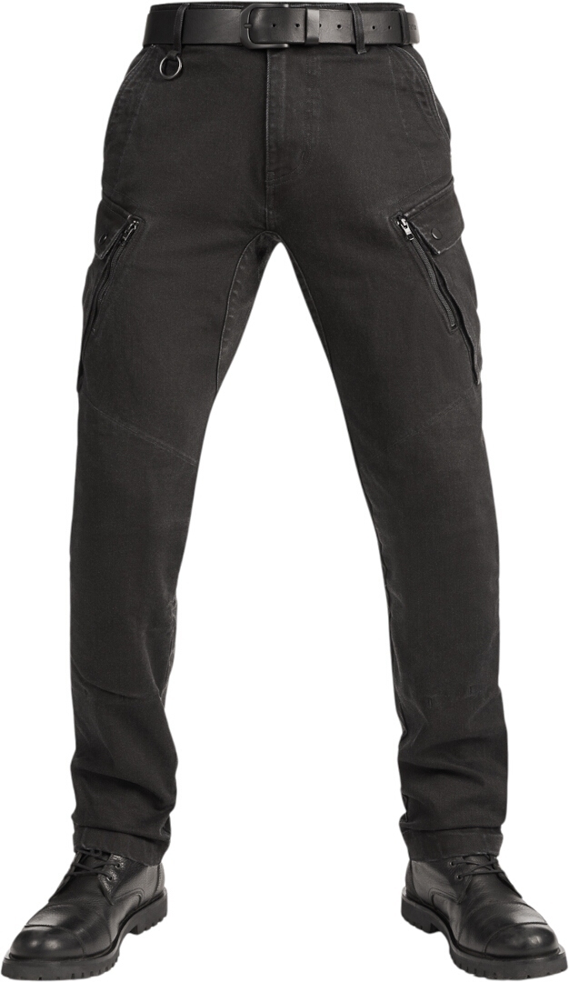 Pando Moto Mark AAA Cargo Мотоциклетные джинсы Черный 32/30 