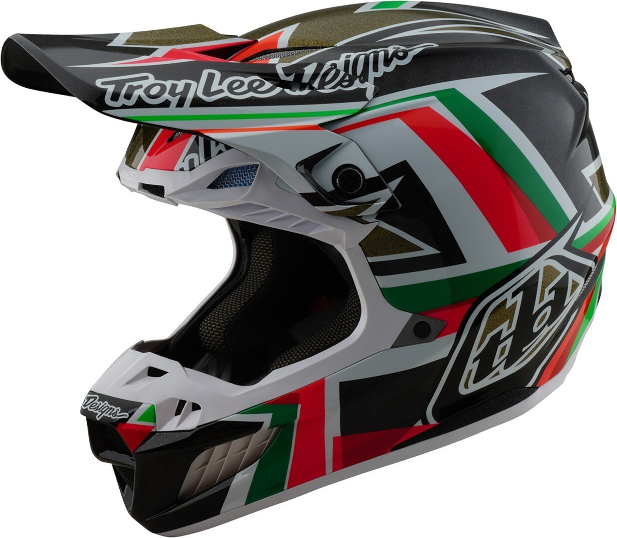 Troy Lee Designs SE5 Carbon MIPS Labyrinth Шлем для мотокросса