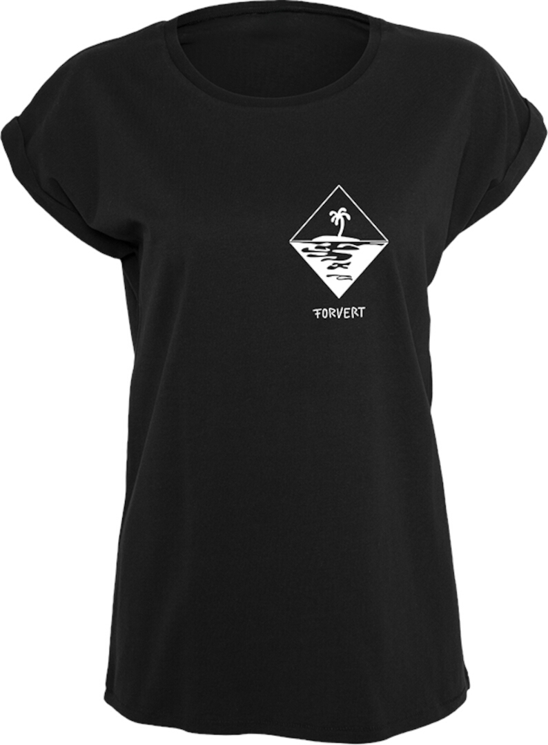 Brandit Forvert Pasadena Dame T-shirt, sort, størrelse L til Kvinder