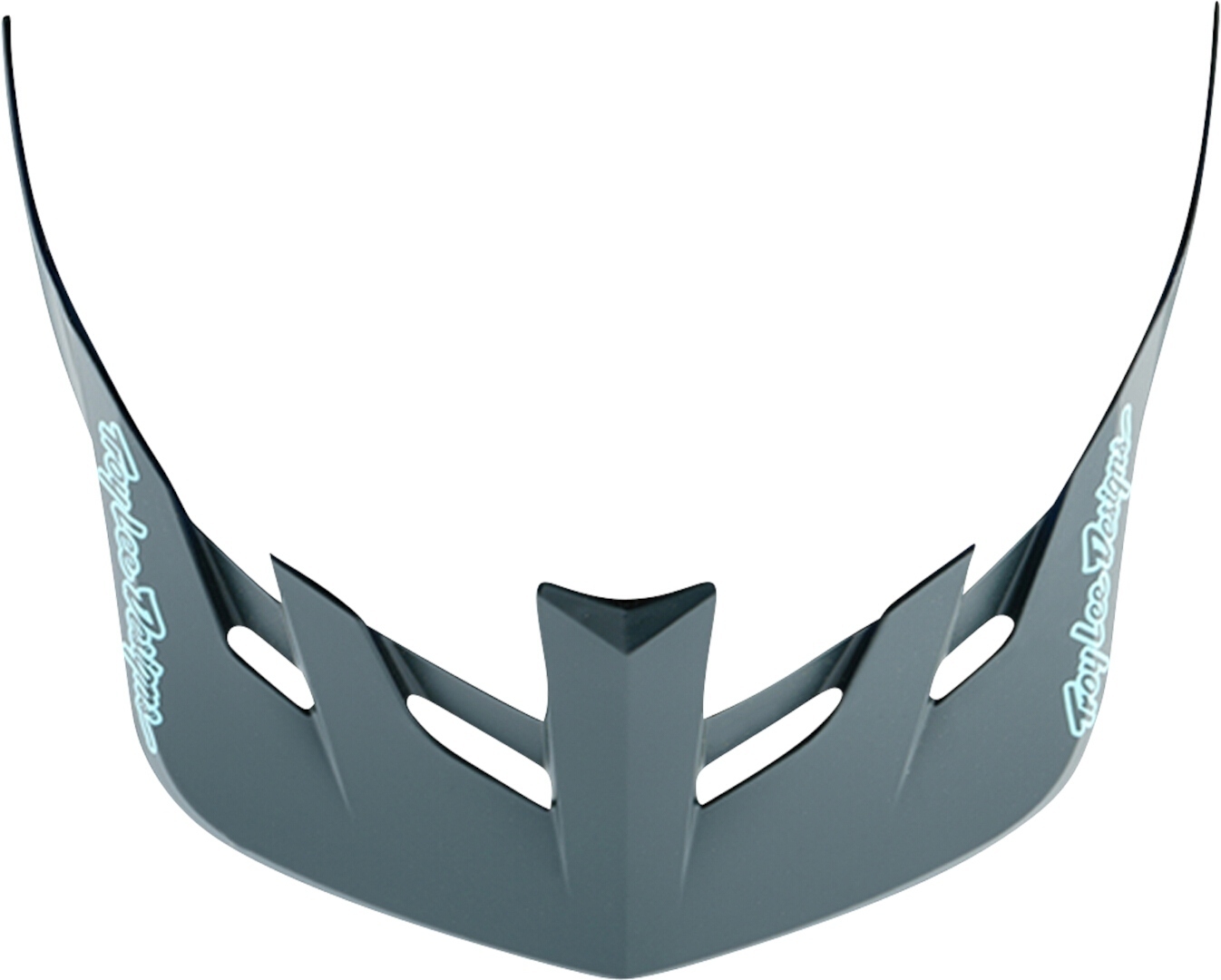 Side view of Troy Lee Designs Mips Flowline SE Badge Camo Bicycle Helmet, black-blue, Size XL 2XL for Men