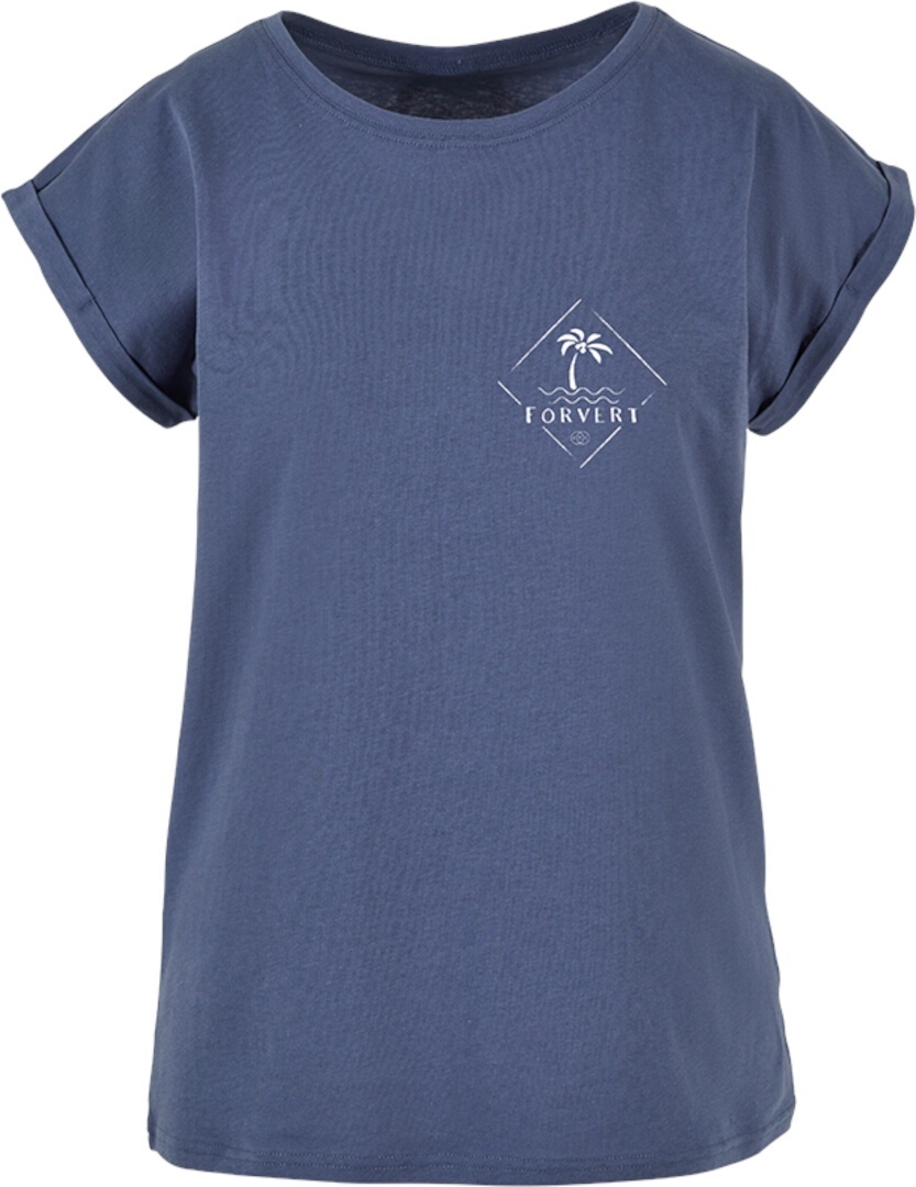 Brandit Forvert Mojave Ladies T-Shirt, blue, Size L for Women-image-857156230