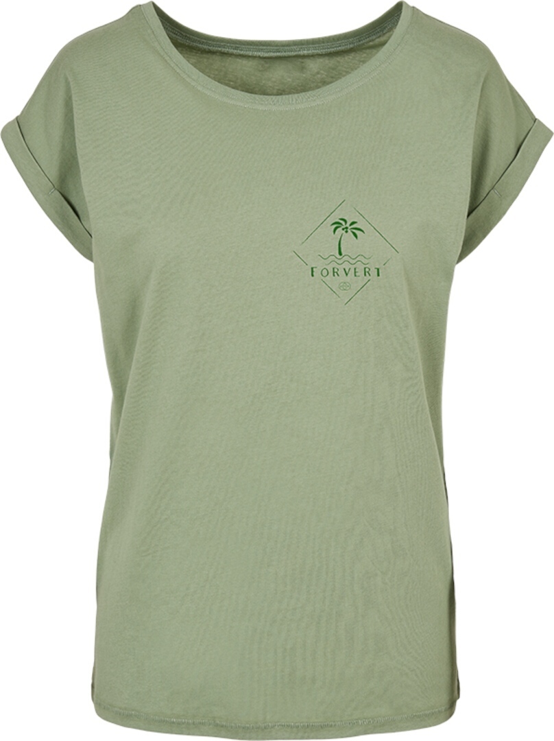 Brandit Forvert Mojave Ladies T-Shirt, green, Size L for Women-image-857166974