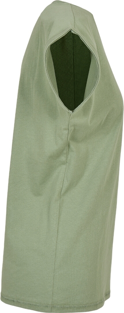 Side view of Brandit Forvert Santa Maria Ladies T-Shirt, green, Size L for Women