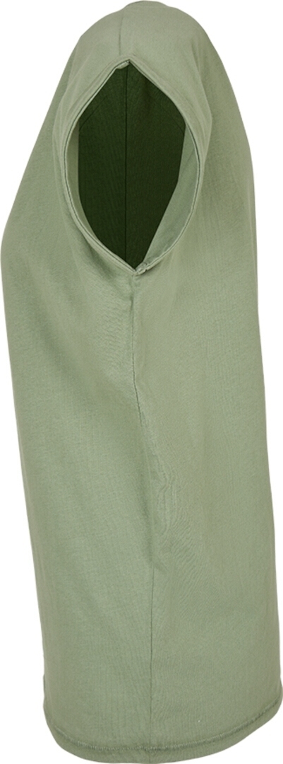 Side view of Brandit Forvert Santa Maria Ladies T-Shirt, green, Size L for Women