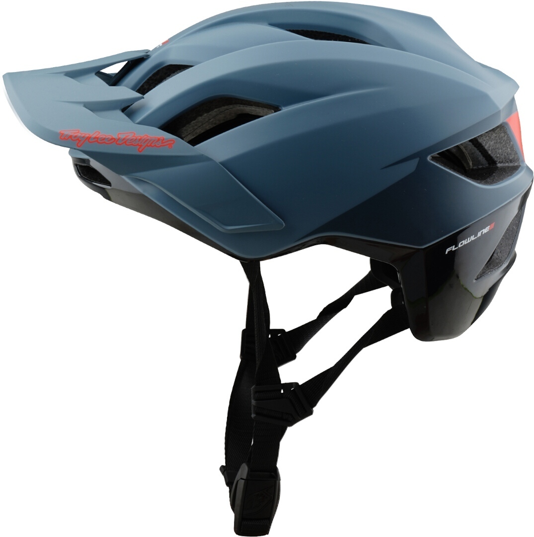 Troy Lee Designs Mips Flowline SE Trooper Bicycle Helmet, blue for Men-image-149796747