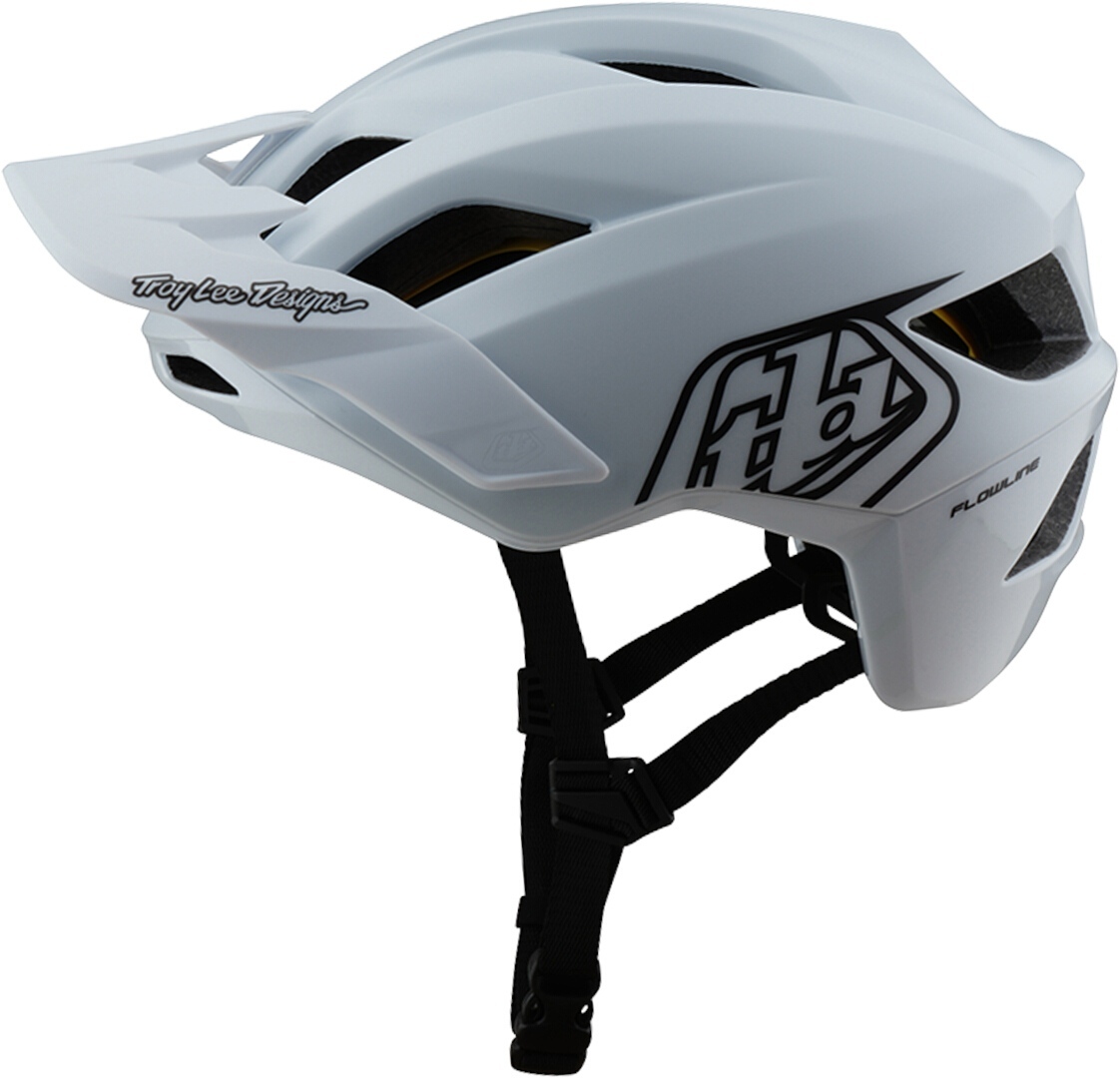 Troy Lee Designs Mips Flowline Point Bicycle Helmet, white, Size XL 2XL for Men-image-1005542982