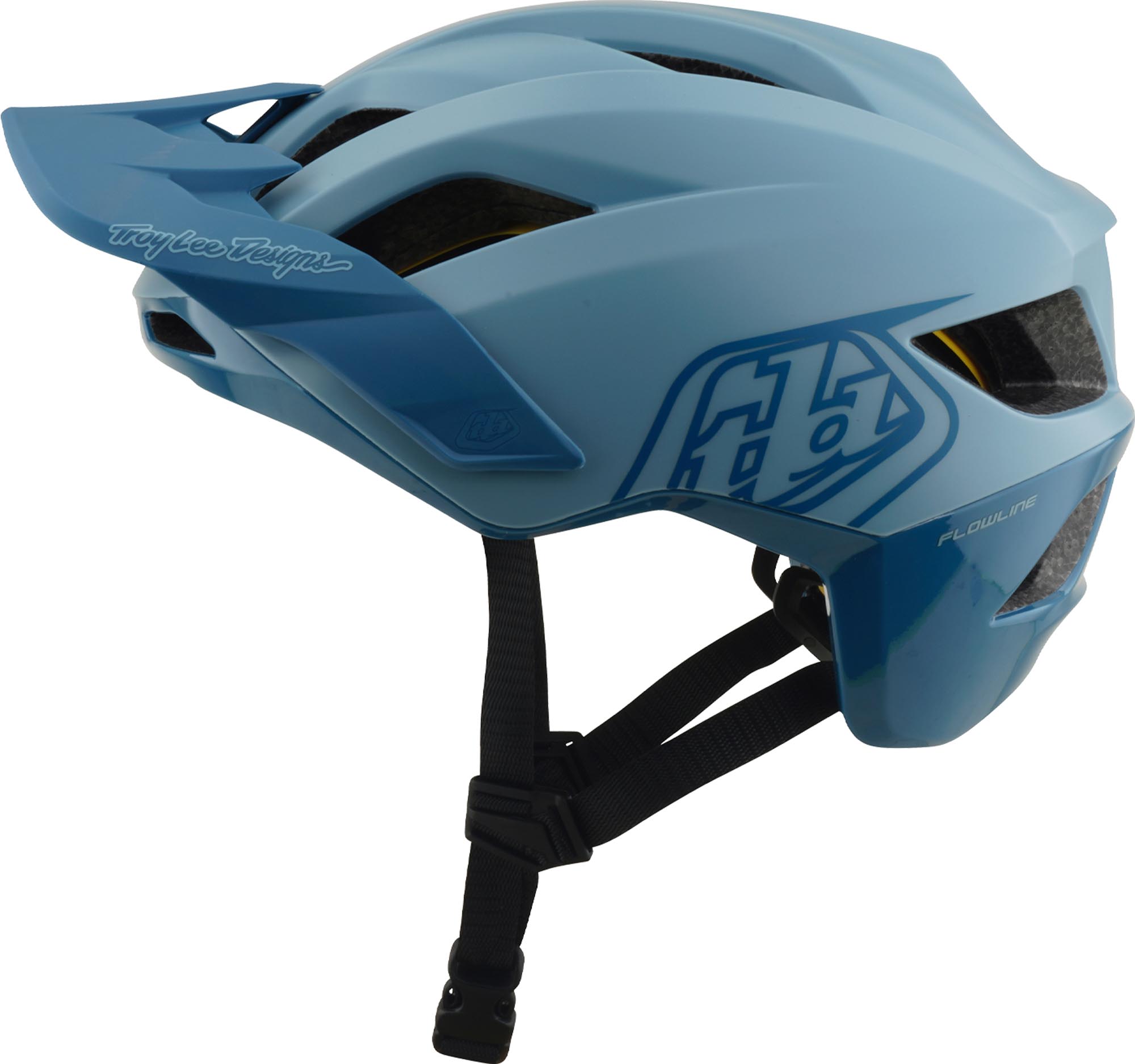 Side view of Troy Lee Designs Mips Flowline Point Bicycle Helmet, Size XL 2XL for Men