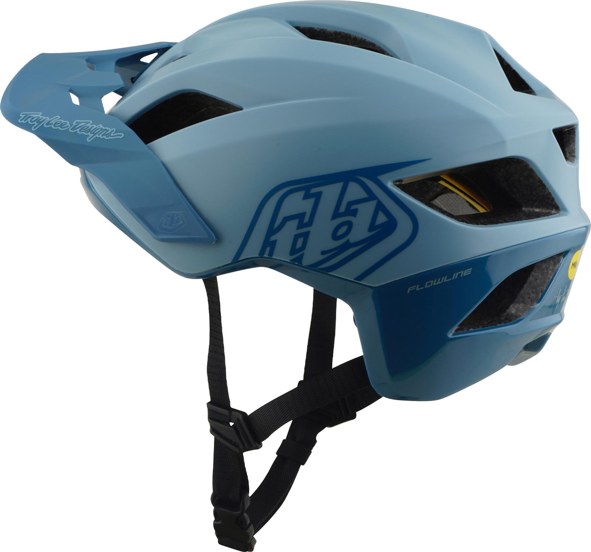 Side view of Troy Lee Designs Mips Flowline Point Bicycle Helmet, Size XL 2XL for Men