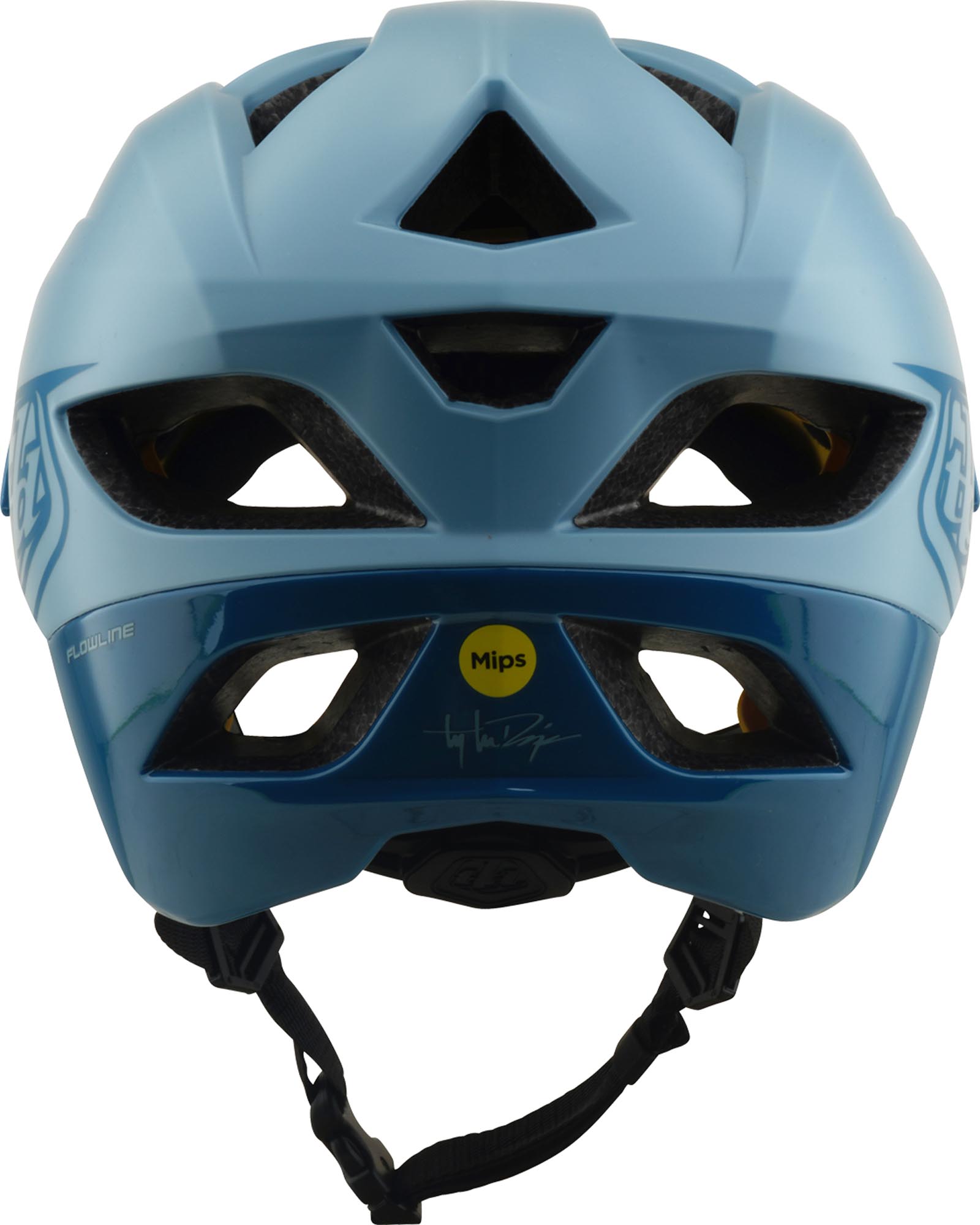 Side view of Troy Lee Designs Mips Flowline Point Bicycle Helmet, Size XL 2XL for Men