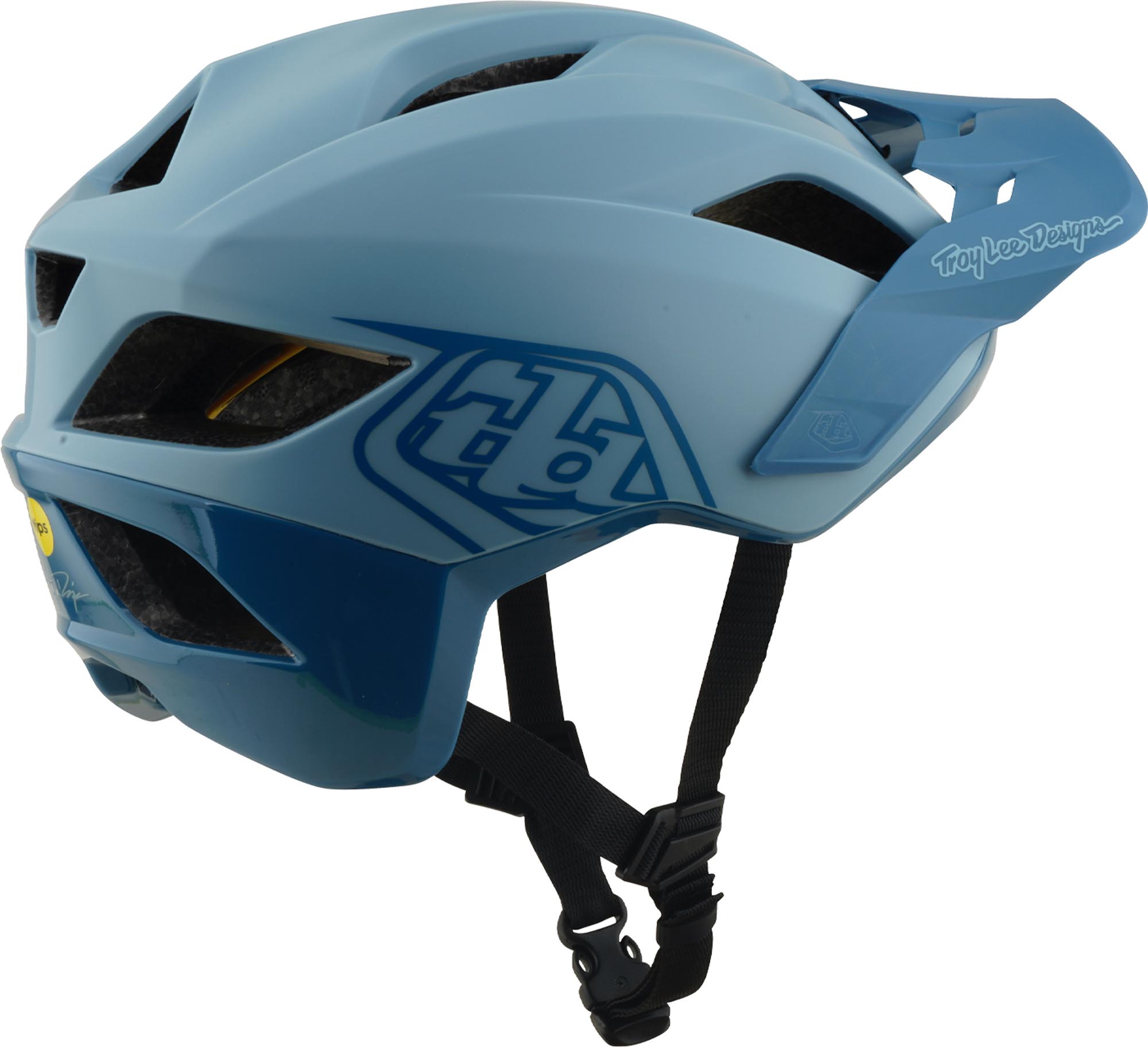 Side view of Troy Lee Designs Mips Flowline Point Bicycle Helmet, Size XL 2XL for Men