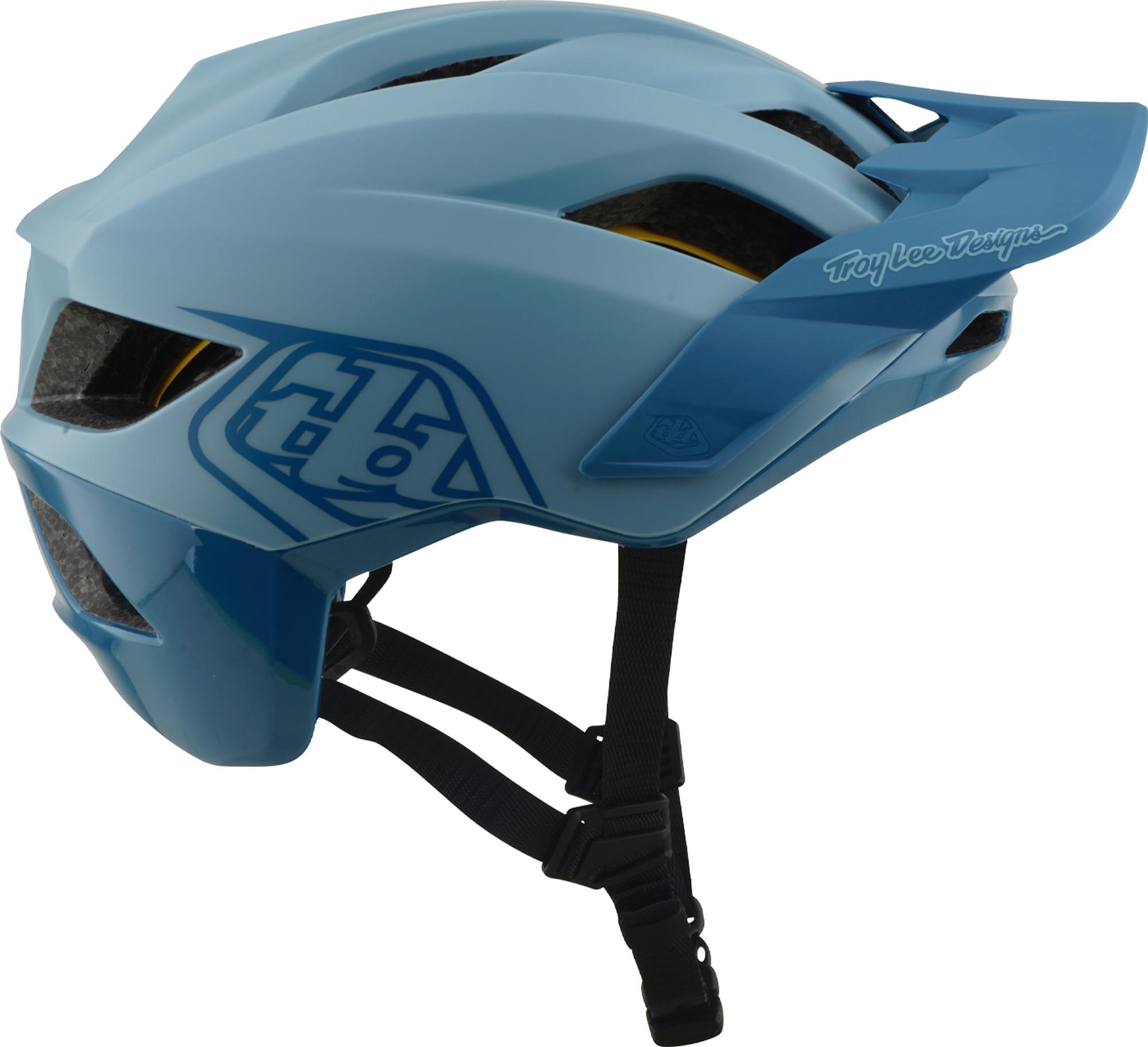 Side view of Troy Lee Designs Mips Flowline Point Bicycle Helmet, Size XL 2XL for Men