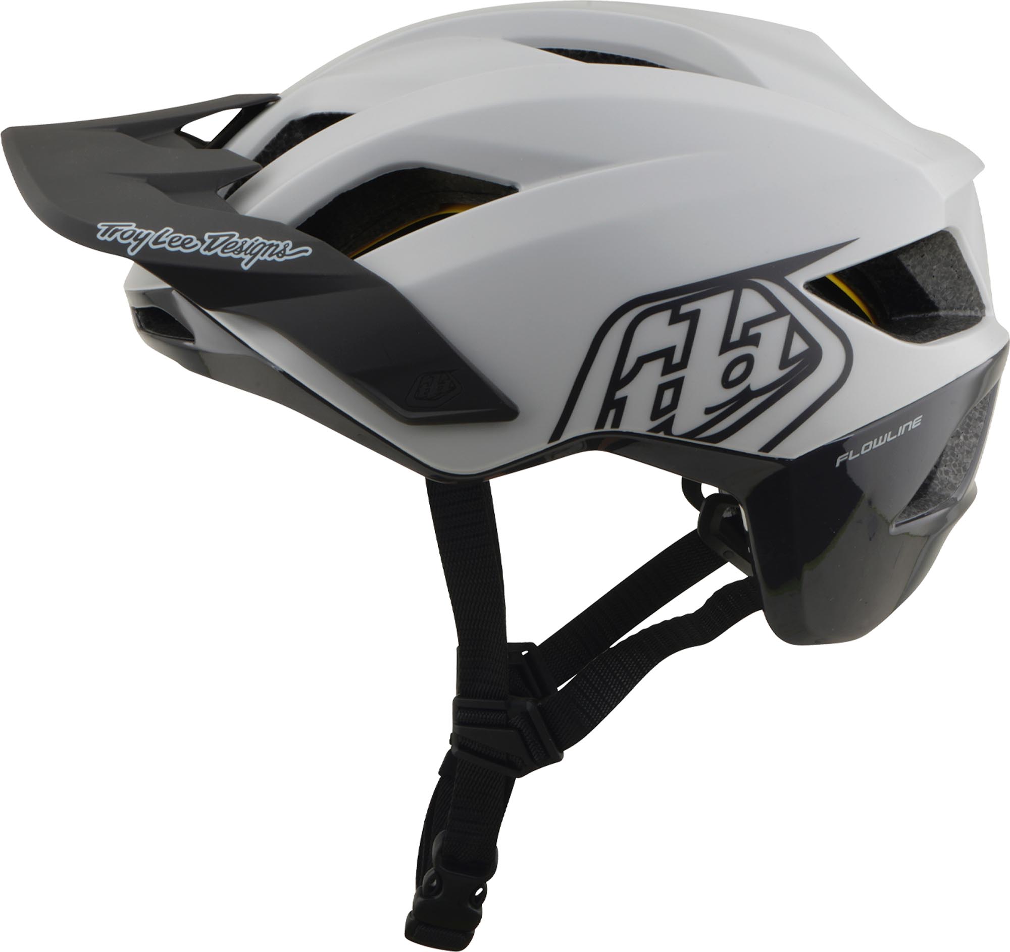 Side view of Troy Lee Designs Mips Flowline Point Bicycle Helmet, Size XL 2XL for Men