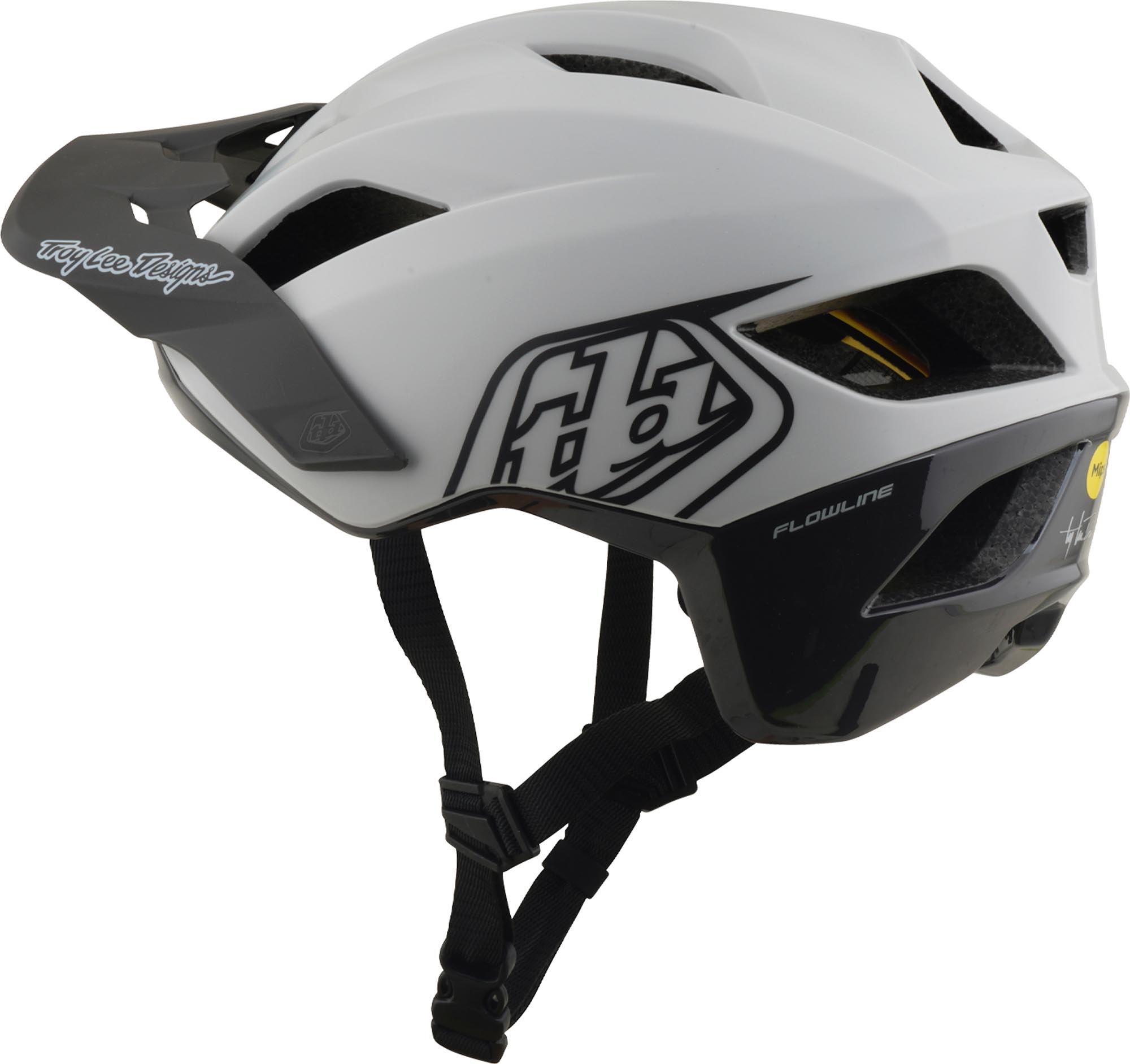 Side view of Troy Lee Designs Mips Flowline Point Bicycle Helmet, Size XL 2XL for Men