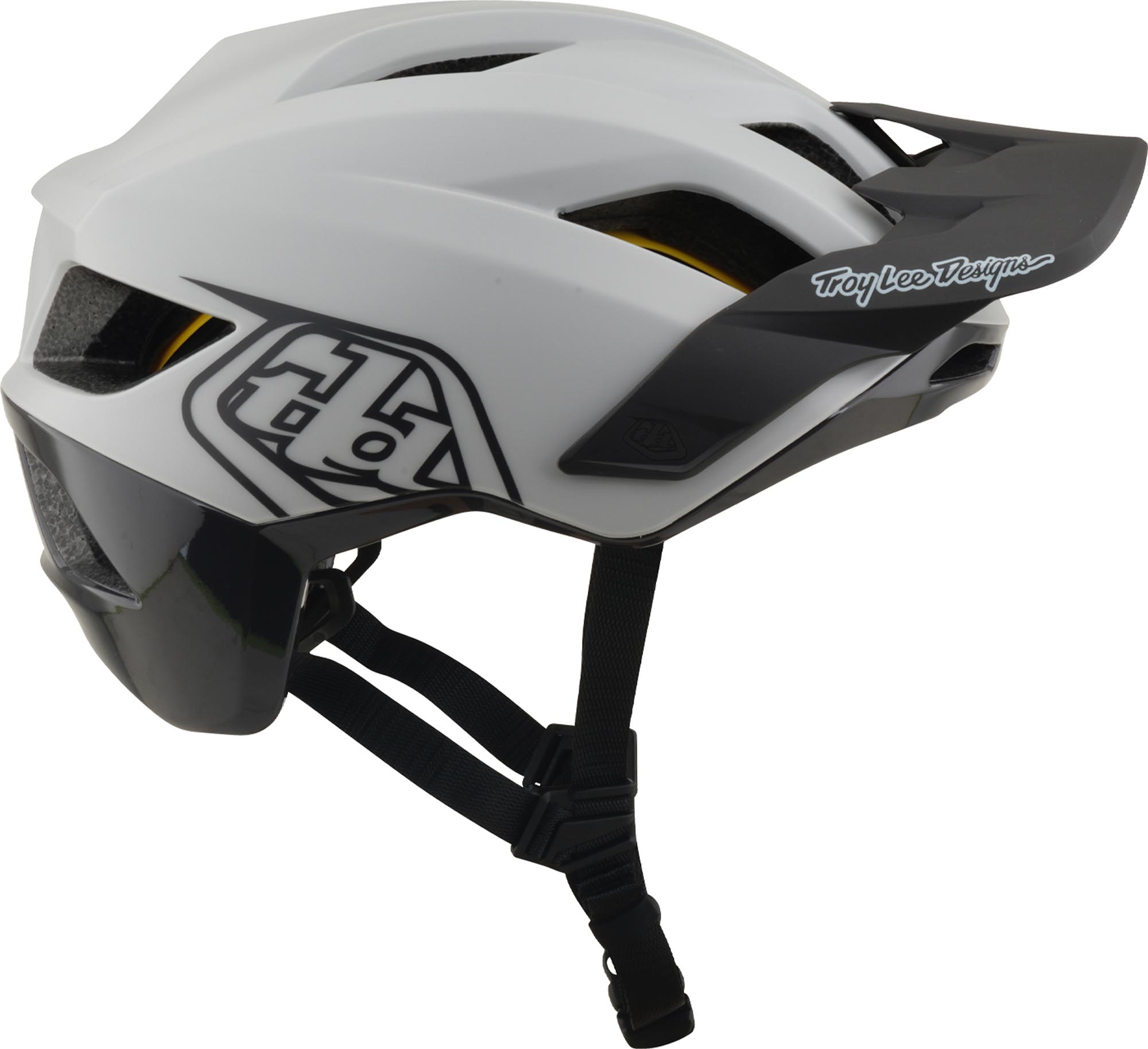 Side view of Troy Lee Designs Mips Flowline Point Bicycle Helmet, Size XL 2XL for Men