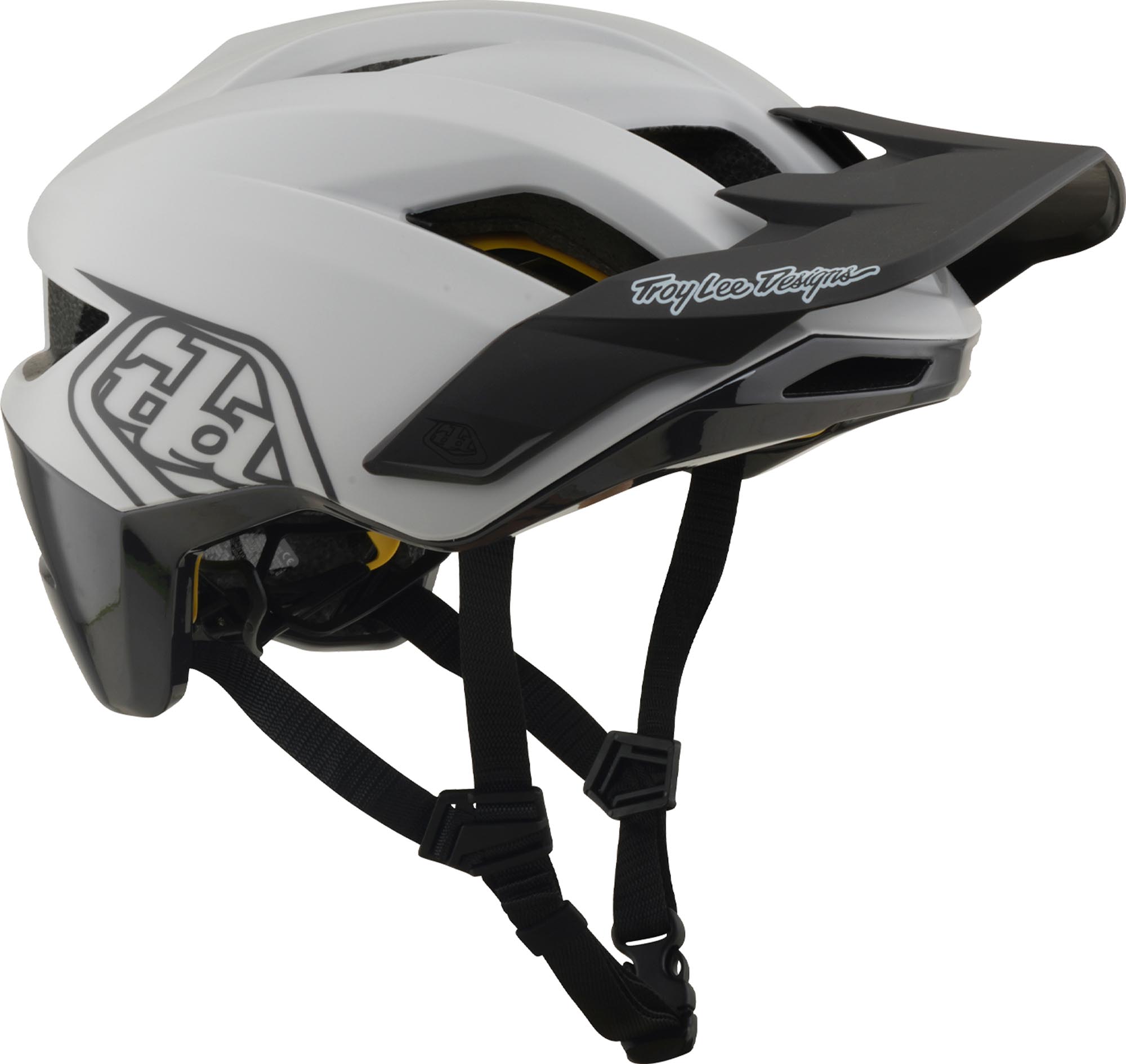 Side view of Troy Lee Designs Mips Flowline Point Bicycle Helmet, Size XL 2XL for Men