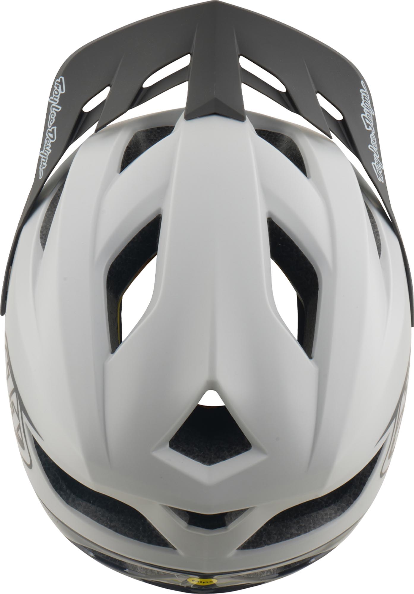 Side view of Troy Lee Designs Mips Flowline Point Bicycle Helmet, Size XL 2XL for Men