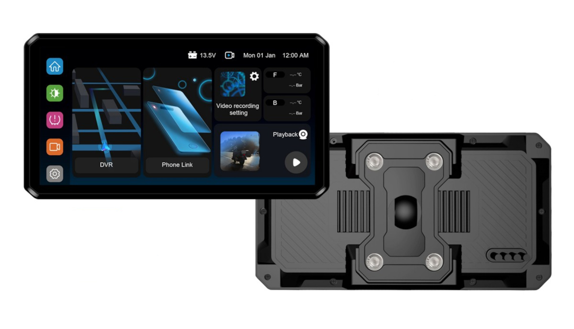 AlienRider M2 Pro Système multimédia pour motos