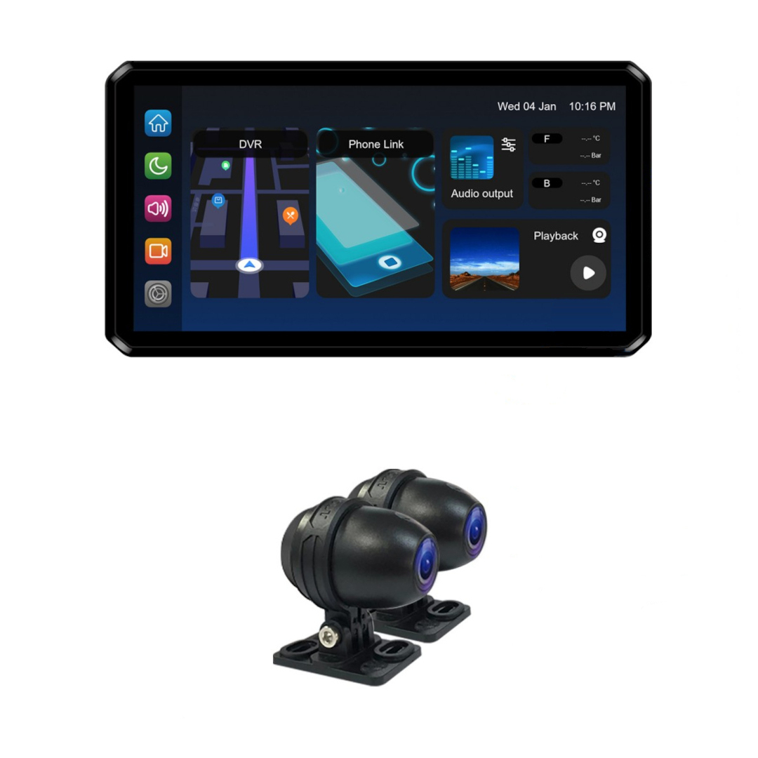 AlienRider M2 Pro Système multimédia moto + Camaras