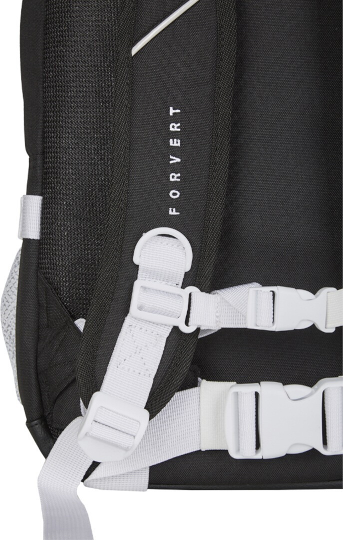 Side view of Brandit Forvert Louis Ice Laptop Backpack, black-white for Men