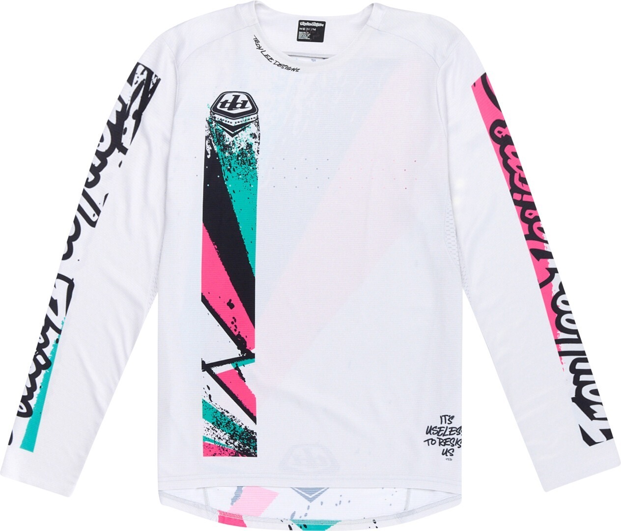 Troy Lee Designs Sprint Full Pull Bicycle Jersey, grey, Size M for Men-image-1091468103