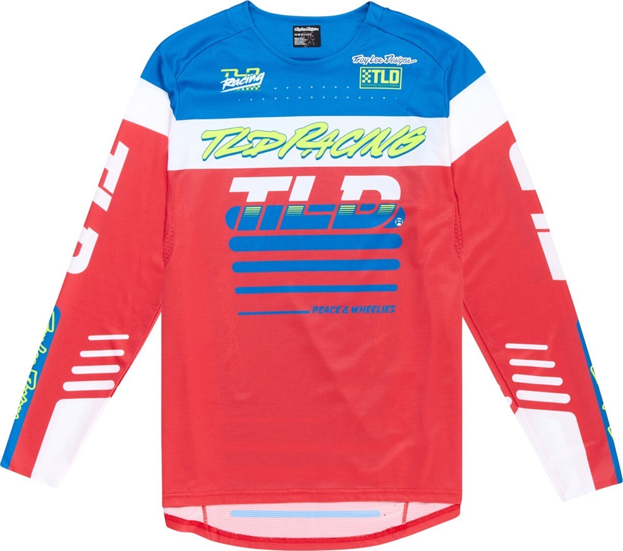 Troy Lee Designs Sprint Fifty-50 Bicycle Jersey, Red-Blue, Size M For Men-image