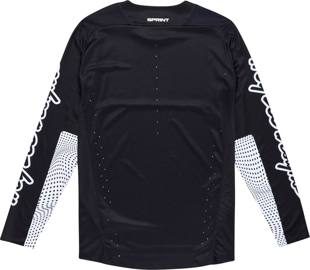 Side view of Troy Lee Designs Sprint Mono Bicycle Jersey, black, Size XL for Men