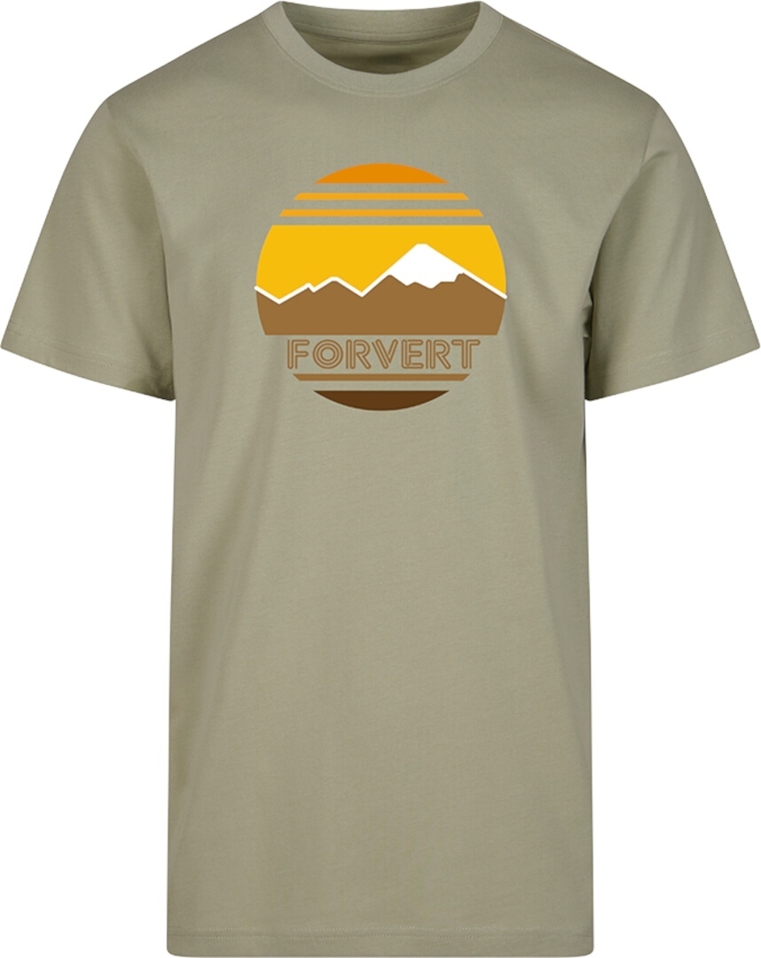 Brandit Forvert Bishop T-shirt, vert-brun, taille 2XL pour Hommes