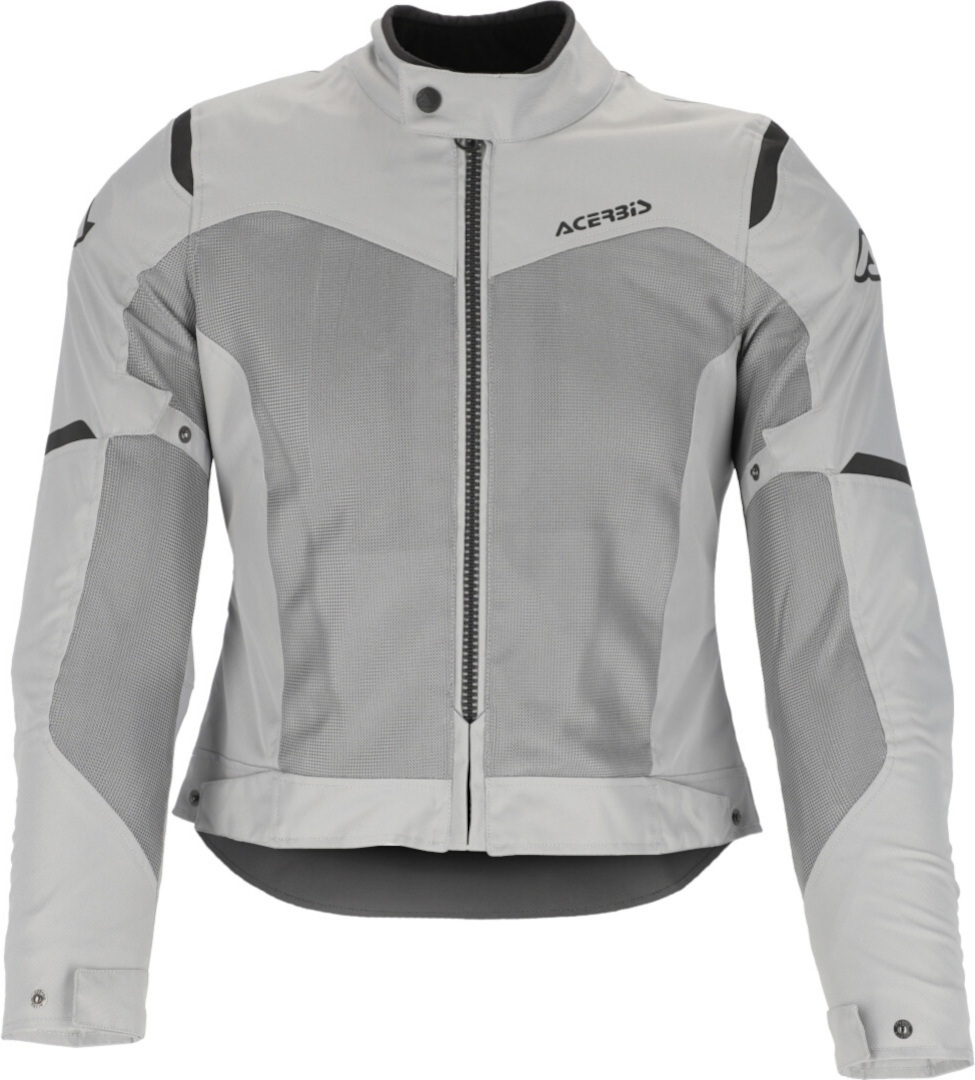 Side view of Acerbis Ramsey Vent 2.0 Mesh Ladies Motorcycle Textile Jacket, grey, Size 2XL for Women