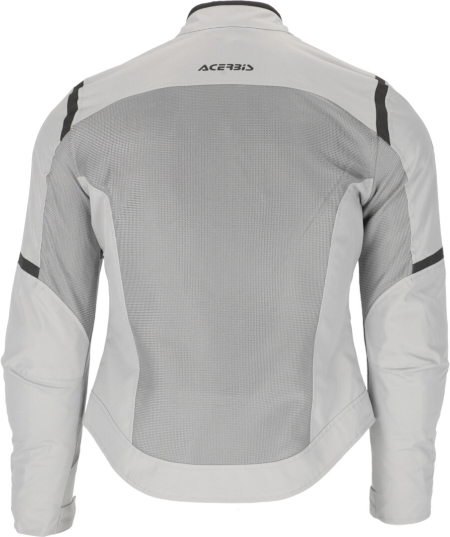 Side view of Acerbis Ramsey Vent 2.0 Mesh Ladies Motorcycle Textile Jacket, grey, Size 2XL for Women