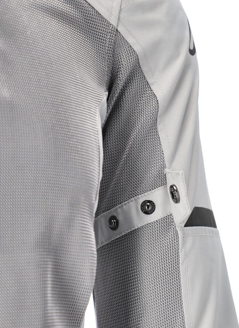 Side view of Acerbis Ramsey Vent 2.0 Mesh Ladies Motorcycle Textile Jacket, grey, Size 2XL for Women