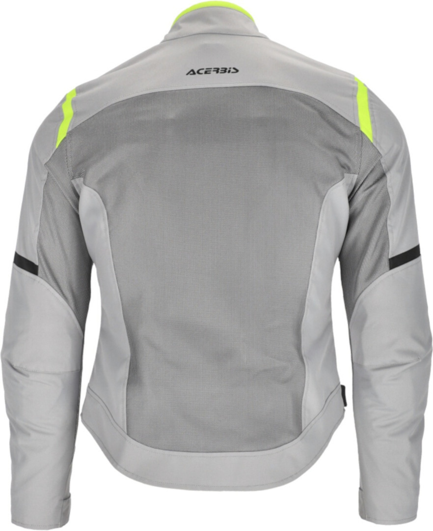 Side view of Acerbis Ramsey Vent 2.0 Mesh Ladies Motorcycle Textile Jacket, grey-yellow, Size 2XL for Women