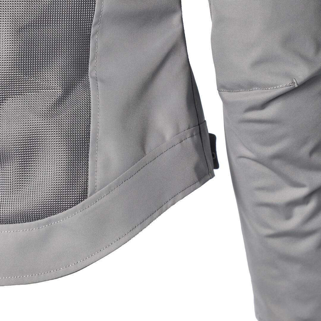 Side view of Acerbis Ramsey Vent 2.0 Mesh Ladies Motorcycle Textile Jacket, grey-yellow, Size 2XL for Women