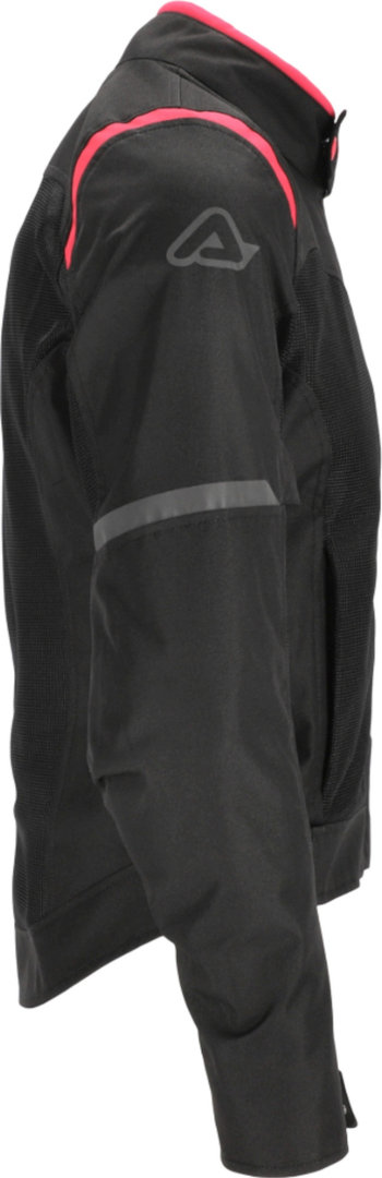 Side view of Acerbis Ramsey Vent 2.0 Mesh Ladies Motorcycle Textile Jacket, black-pink, Size 2XL for Women