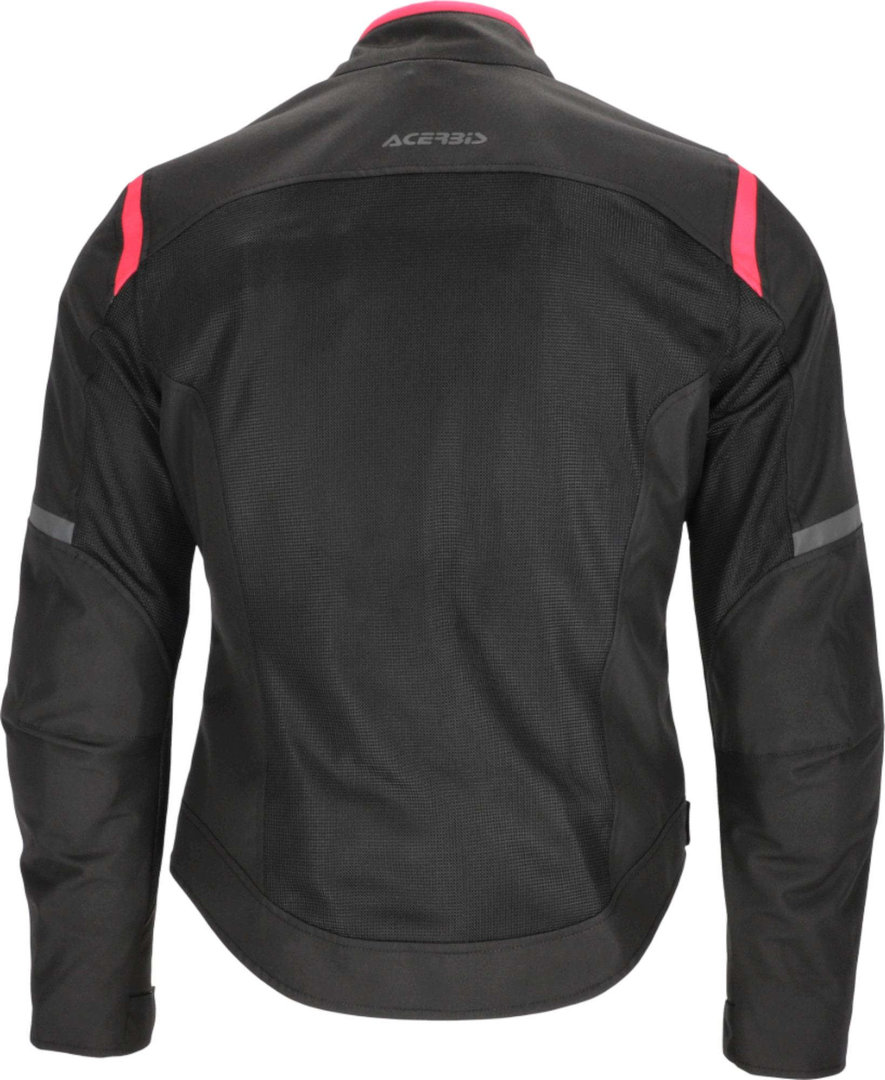 Side view of Acerbis Ramsey Vent 2.0 Mesh Ladies Motorcycle Textile Jacket, black-pink, Size 2XL for Women